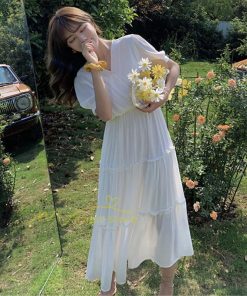 マキシ | ワンピース レディース 夏 40代 きれいめ 膝丈ワンピース 半袖 シフォンワンピ フリル ロング丈ワンピ オシャレ 着痩せ カジュアル 上品 上品 エレガント 新作