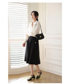 スカート | ひざ丈 レディース フレアミディアム春 秋 冬 大人 体型カバー 20代 30代 40代 OL ママ お出かけ デート 通勤 フェミニン 母