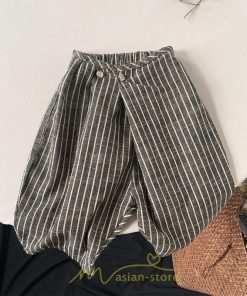 衣装 服 | 子供服 長ズボン ロングパンツ 子ども服 こども服 キッズ ベビー ボーダー柄 男の子 女の子 ズボン パンツ ボトムス 上品 綿麻 秋 カジュアル 春 可愛い