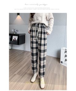 チノ・テーパード・ジョガー・スキニーパン | テーパードパンツ パンツ レディース ボトムス 美脚 楽ちん 体型カバー チェック柄 ハイウエスト お出掛け 20代 着痩せ 10代 30代 2022年新作 40代