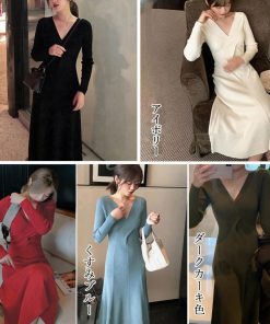 ワンピース | ニットワンピ ロングワンピースレディース