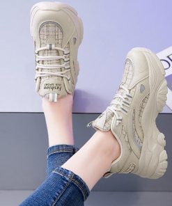 シューズ | ダッドスニーカー レディース 韓国風厚底