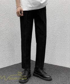 チノパン | パンツ ワイドパンツ メンズ 夏 新作 ファスナー ジッパー ガウチョパンツ ゆったり 体型カバー アンクルパンツ ビジネス 無地 通勤 大きいサイズ オフィス 黒