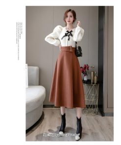 スカート | レディース ロング フレア Aライン 秋冬 送料無料 無地 きれいめ 30代 40代 50代 着やせ 上品 通勤 通学 秋冬 2022新作 キレイめ 暖か 通勤 ラシャ