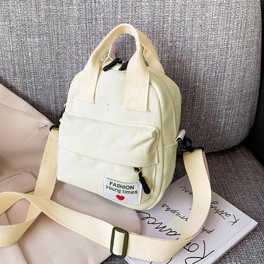 ショルダーバッグ | ミニ トートバッグ 小さめ 2way ボディバッグ 斜めがけ レディース スクエアバッグ かわいい 大人 キャンバスバッグ