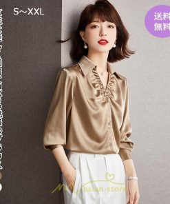 シャツ・ブラウス | ブラウス シャツ レディース トップス フォーマル ｖネック オフィス カジュアル 長袖 あったか 入学式 入園式 卒業式 卒園式 結婚式 母 冬 秋 春 通勤 ママ