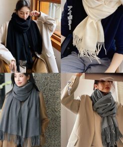 マフラー | ストール 大判 カシミヤタッチ