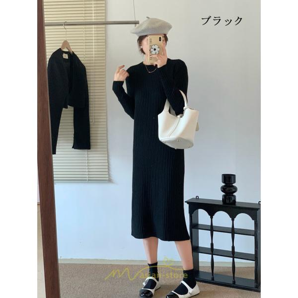ニットワンピース | レディース 冬 きれいめ ニットフレア ロング おしゃれ 秋冬 送料無料 20代30代40代50代 可愛い おしゃれ 同窓会 通勤 女子会 デート