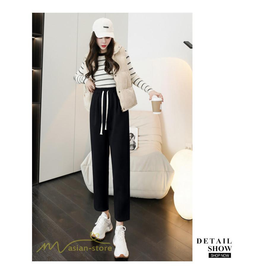 チノ・テーパード・ジョガー・スキニーパン | パンツ レディース テーパードパンツ 秋 冬 新作 ビジネスパンツ ロング丈 ラシャ 秋冬コーデ ウエストゴム カジュアル スウェットパンツ 着痩せ 通勤 通学