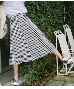 スカート | チェック柄 ロング丈 フレア ボトムス レディース フェミニン デイリー 上品 20代30代40代50代 カジュアル 着痩せ お出かけ 体系カバー 通勤通学 夏物