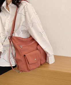 ショルダーバッグ | ナイロン無地 大容量