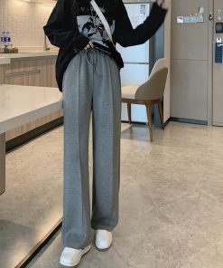 ワイドパンツ | スウエットパンツ 脚長 ストレートパンツ