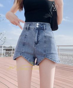 ショートパンツ | レディース デニム 短パン ジーンズ ボトムス 20代30代40代 カジュアル お出かけ 通勤通学 韓国風 ファッション 上品 着痩せ