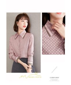 シャツ・ブラウス | ブラウス シャツ レディース トップス フォーマル オフィス カジュアル 長袖 落ち感 入学式 入園式 卒業式 卒園式 結婚式 母 ママ 冬 秋 春 20代30代40代 通勤