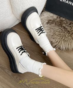 ローファー | ドレスシューズ レディース 靴 合皮 厚底靴 編み上げ 韓国風 歩きやすい 学生靴 通勤 通学 パンプス 春 夏 秋 発表会 入学 卒業 卒園 冬 入園