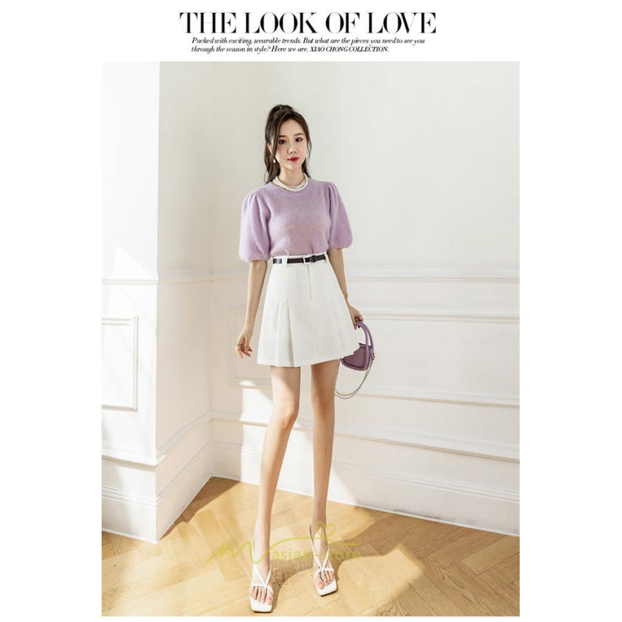 スカート | ボトムス レディース きれいめ 春夏 おしゃれ ショート丈 フォーマル 通勤 韓国風 ハイウエスト 20代30代 Aライン 着痩せ ミニスカート エレガント