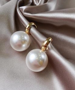 その他アクセサリー | 大粒パールピアス レディース 上品耳飾り