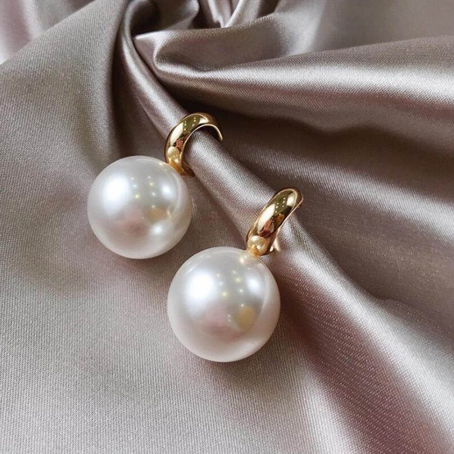 その他アクセサリー | 大粒パールピアス レディース 上品耳飾り
