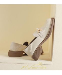 ローファー | レディース ビットカジュアルシューズ 痛くない 歩きやすい グランドトゥ 春 送料無料　夏 秋 学生靴 フォーマル コンフォート 冬 学校