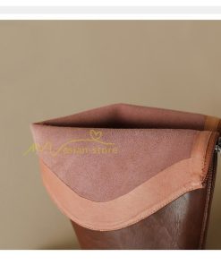 ロングブーツ | レディース ブーツ 秋冬 シューズ 靴 太ヒール チャンキーヒール 合皮ブーツ PUブーツ ロング靴 くつ 後ろファスナー コスプレ 大人 COS