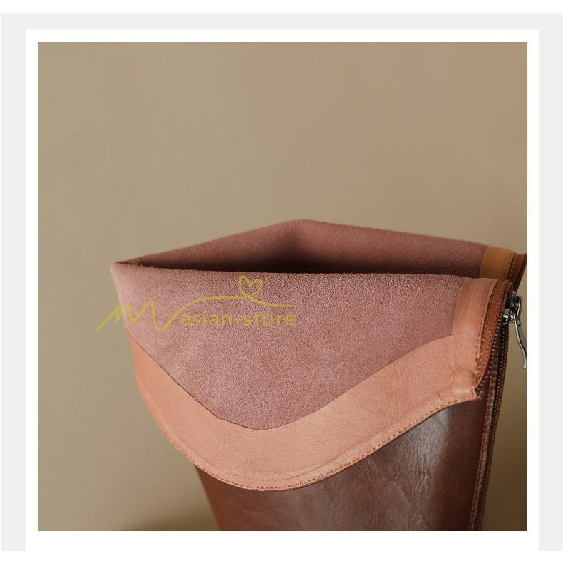 ロングブーツ | レディース ブーツ 秋冬 シューズ 靴 太ヒール チャンキーヒール 合皮ブーツ PUブーツ ロング靴 くつ 後ろファスナー コスプレ 大人 COS