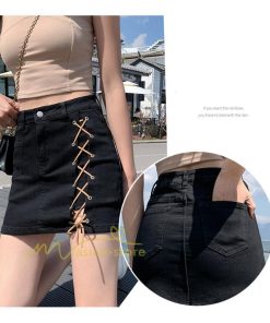 ショートパンツ | スカート風レディースデニムショーパン ハイウエスト 短パン 20代30代40代 カジュアル 通勤通学