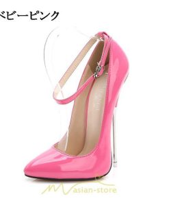 パンプス | 16cmヒール 入園式 入学式 ママ 母 幅広 疲れない 歩きやすい ピンヒール ハイヒール 春 夏 靴 エナメル 2022 新作 走れる 痛くない 通勤 きれいめ