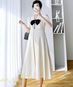 ワンピース | マタニティ妊婦服 フレア 夏新作 サマーマタニティウェア 上品 Aラインゆったり 妊婦 マタニティ シンプル お出かけ 着痩せ