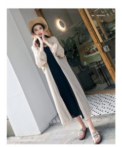 カーディガン | ロング薄手ニットレディーストップス 日焼け止め衣 UVカット 紫外線対策 長袖 前開き ゆったり 2020春夏 おしゃれ 透け感