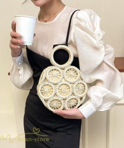 さいふ　バッグ | カゴバッグ バック 籠 夏 手編み レディース ハンドメイド トートバッグ ナチュラル かごバッグ 夏 サマーバッグ 2022新作 軽い オシャレ 可愛い 女の子