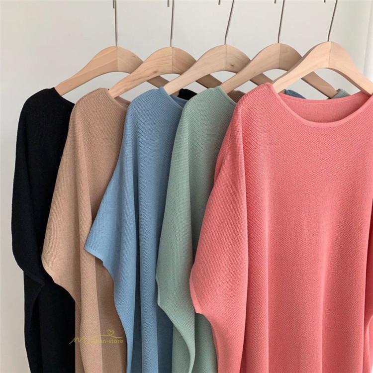 マキシ | ワンピース 夏 春 レディース 半袖 カジュアル 30代 20代 ロング かわいい 無地 5分袖 ゆるシルエット 体型カバー ビッグシルエット カジュアル