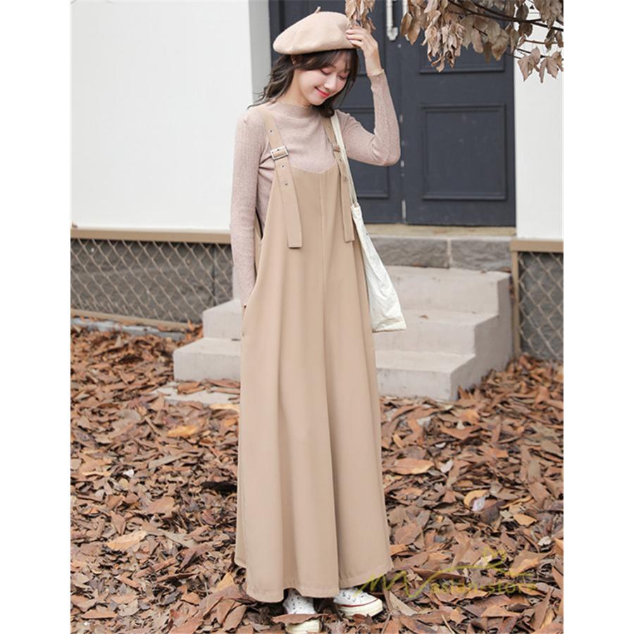 オーバーオール サロペット | サロペット 夏秋物 オーバーオール オールインワン ガウチョパンツ ワイドパンツ スカーチョ レディース 無地 送料無料 調整可 20代30代40代 可愛い 着痩せ