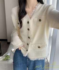 カーディガン | 2022秋冬ニットアウター レディース ニットニット セーター 長袖 羽織り フロントボタン 可愛い トップス 20代40代 通学通勤