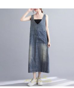 オーバーオール サロペット | デニム サロペット スカート オーバーオール ジャンパースカート レディース 可愛い オシャレ ポケット付き ロング 20代30代40代50代 オールインワン 夏秋