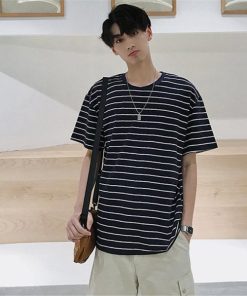 Tシャツ | カットソー メンズ 半袖 ボーダー メンズトップス 新作 夏服 サマークルーネック カジュアル 大きいサイズ 20代 40代 シンプル 30代