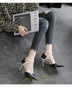 パンプス | ハイヒール ポインテッドトゥ ヒール5cm7cm8.5cm パーティー フォーマル ストラップ ピンヒール 結婚式 パーティ ベージュ 黒 ブラック 緑 グリーン