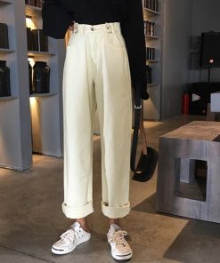 デニム | ストレートデニムパンツ レディース 韓国