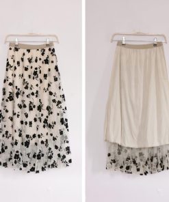 フレアスカート | チュールスカート 春秋夏冬 2層チュール