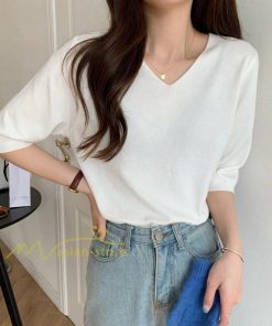 tシャツ・カットソー | Tシャツ レディース 半袖 トップス カジュアル Tシャツ 大きい ゆるTシャツ ゆるカットソー Vネック 20代30代40代50代 上品 上品 お出かけ 通勤通学 着回し