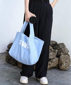 トートバッグ | ロゴ キャンバス 韓国風