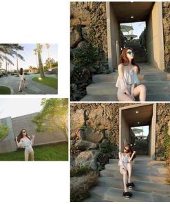 ビキニ | セクシー リゾート フリル 水着レディース 谷間 水着 ワンピース 水着 オールインワン