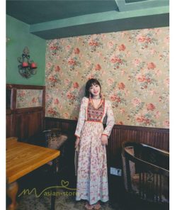 マキシ | ロングワンピース マキシワンピース エスニック リゾート ワンピ コットン カジュアル 大人 春 夏 秋 Vネック ゆったり 着痩せ Aライン 体型カバー きれいめ