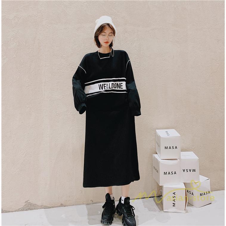 マキシ | 黒ワンピース 長袖ワンピース 秋物 レディース ロングワンピース ゆったり 大きいサイズ 裾スリット 30代40代 大人 ワンピース かわいい 通学通勤 20代50代