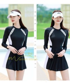 水着 | 母の日 プレゼント レディース フィットネス競泳 パッド付き ワンピース 女性 練習 トレーニング 長袖 20代30代40代 夏物 オールインワン スイムウェア