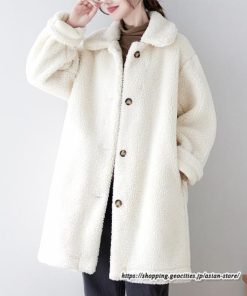 コート・ジャケット | ボアコート レディース アウター 秋冬 春 ボア 暖かい 防寒防風 コート ジャケット 長袖 あったか ふわふわ 無地 ボタン チェスターコート 大人 30代 ポケット