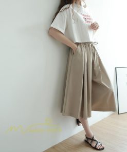 ワイドパンツ | ガウチョパンツレディース スカンツ スカーチョ リラックスパンツ 無地 ウエストゴム ゆったり シンプル 体型カバー おしゃれ ガウチョ ボトムス