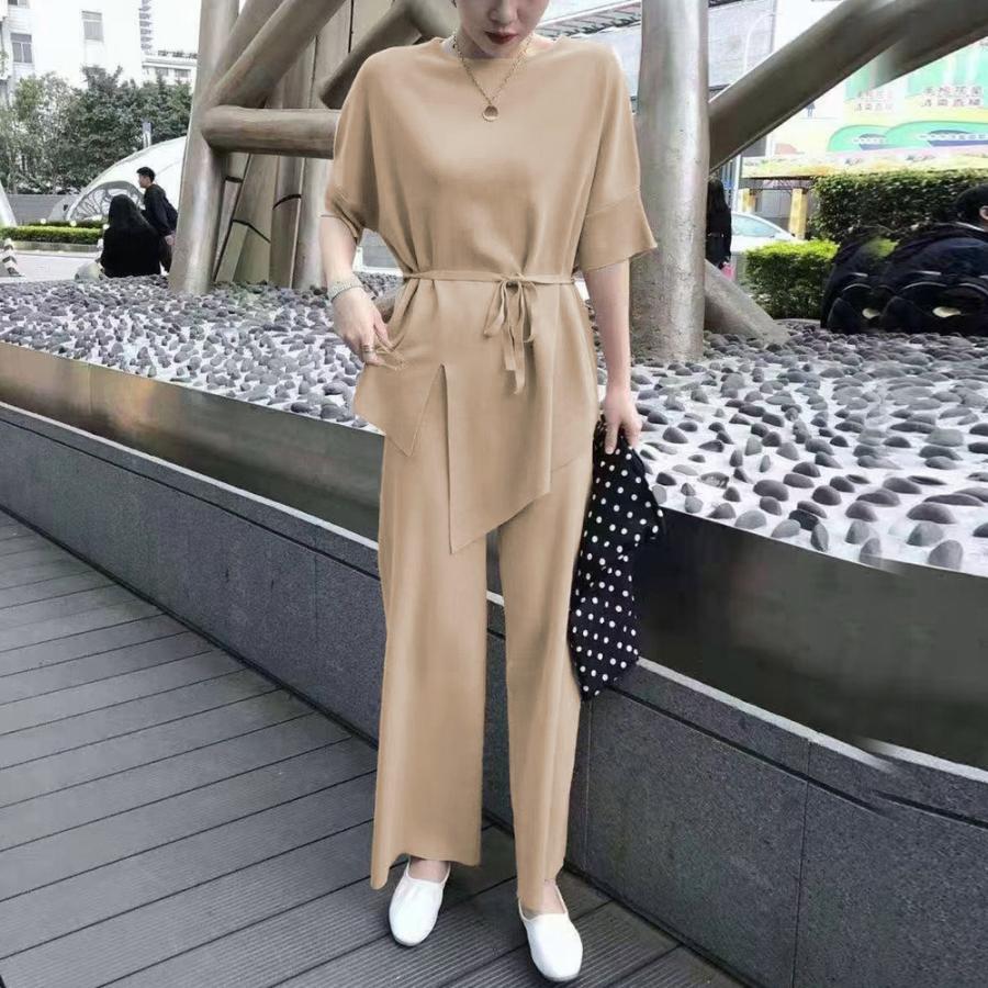 セットアップ | ニット冷感タッチレディース