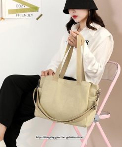 女性用バッグ | トートバッグ レディース 軽い キャンバス 帆布 多機能 手持ち 斜め掛け 肩掛け おしゃれ 大容量 軽量 カジュアル キレイめ お出かけ 通勤 大学生 通学