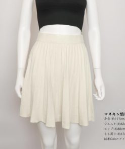 ミニスカート | プリーツスカート 編み レディース 韓国