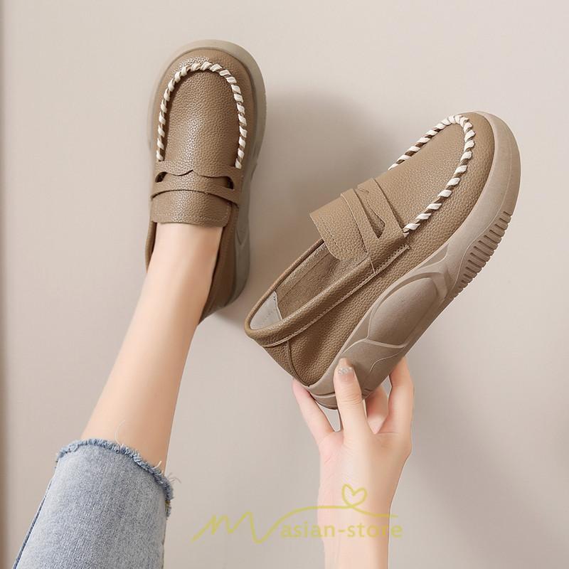 ローファー | パンプス レディース 痛くない 歩きやすい ローヒール カジュアル 春 夏 秋 冬 履きやすい 韓国風 人気 通学 通勤 可愛い お出かけ